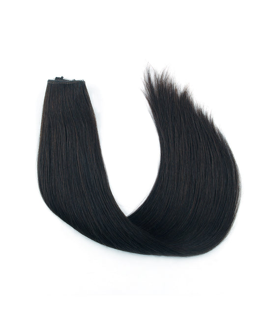 14 inch Jet Black Halo Hair Extensions
