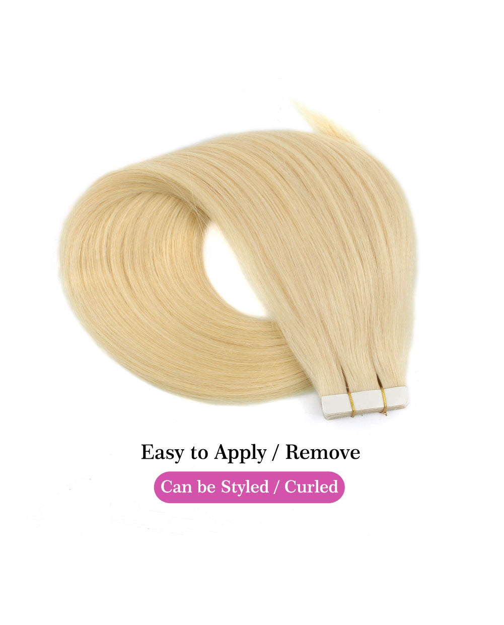14 inch Tape In Hair Extensions Real 100% Human Remy Hair